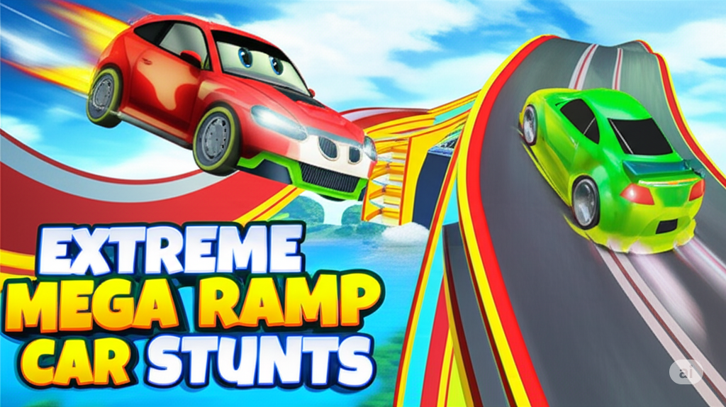 Extreme Mega Ramp Car Stunts
